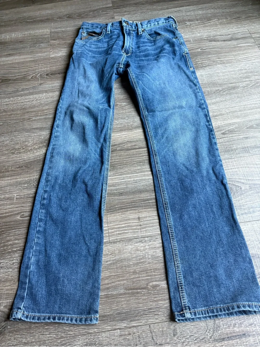 Ariat Blue Denim Flare Jeans - Classic Retro Fit